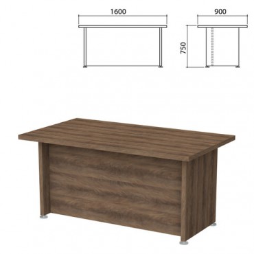Стол письменный "Приоритет", 1600х900х750 мм, лагос (КОМПЛЕКТ)