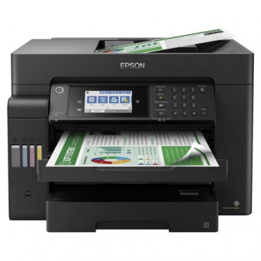 МФУ струйное EPSON L15150 "4 в 1", А3+, 25 стр./мин, 4800х2400, ДУПЛЕКС, АПД, сетевая карта, Wi-Fi, СНПЧ, C11CH72404