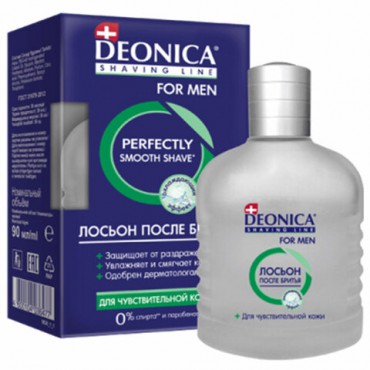 Лосьон после бритья 90 мл, DEONICA FOR MEN, для чувствительной кожи, 4600104036477N